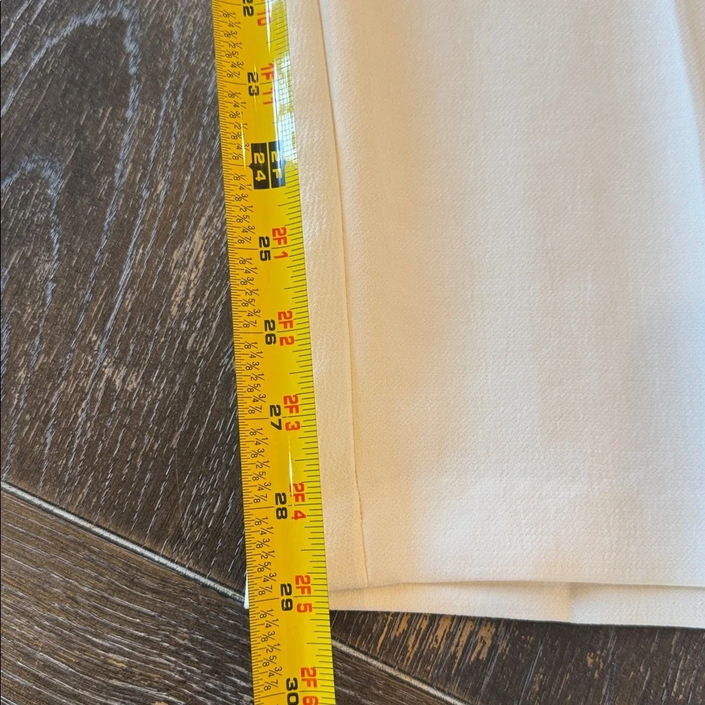 NWT Aritzia The Limitless Pant Wilfred Crepette Size 6 Short Wide Leg Cream - Picture 14 of 15